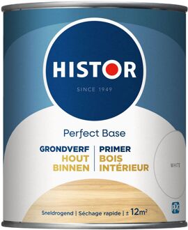 Histor Perfect Base Grondverf Hout Binnen Wit 750ml