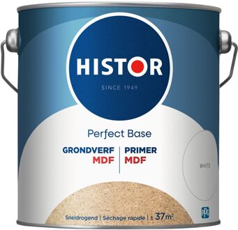 Histor Perfect Base Grondverf Mdf Wit 2,5l