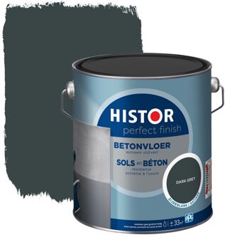 Histor Perfect Finish Betonvloer Zijdeglans Donkergrijs 2,5l