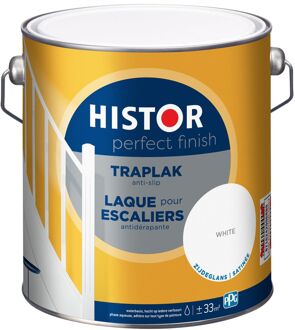 Histor Perfect Finish Traplak Zijdeglans Wit 2,5l