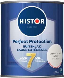 Histor Perfect Protection Buitenlak Hoogglans Gebroken Wit Ral 9010 0,75 Ltr