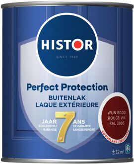 Histor Perfect Protection Buitenlak Hoogglans Wijn Rood Ral 3005 0,75 Ltr