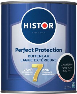 Histor Perfect Protection Buitenlak Hoogglans Zwartgrijs Ral 7021 0,75 Ltr