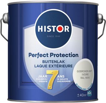 Histor Perfect Protection Buitenlak Zijdeglans Gebroken Wit Ral 9010 2,5 Ltr