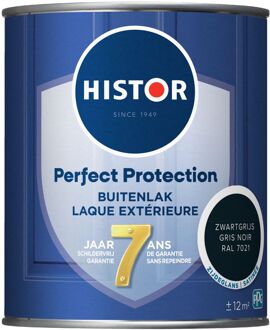 Histor Perfect Protection Buitenlak Zijdeglans Zwartgrijs Ral 7021 0,75 Ltr