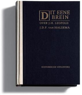 Historische Uitgeverij Groningen Dit eene brein - Boek J.D.F. van Halsema (9065543325)