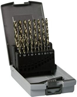 Hitachi Cassette hss-co din 338 boren 19-delig