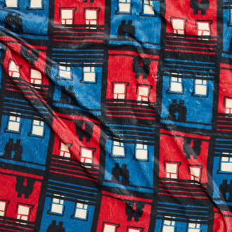 Hitchcock Rear Window Silhouettes Fleecedeken - L