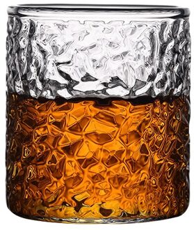 Hittebestendig Glas Cup Dikke Thee Cup Familie Kung Fu Kopje Thee Transparante Kleine Bloem Theekopje A-100ML