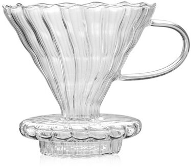 Hittebestendig Glas V60 Bereik Server Drip Ketel Water Fles Barista Koffie Kruik met Handvat Rubber Seal Theepotten 360/ 600/800ml 5