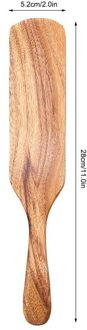 Hittebestendige Acacia Houten Keuken Gebruiksvoorwerp Set Houten Kookgerei Spatel Schuimspaan Spatel Spurtle Kookgerei medium Shovel