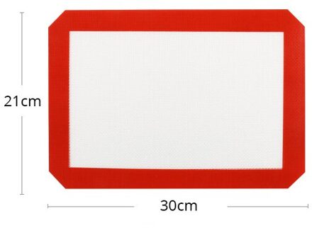 Hittebestendige Bakken Mat Non-stick Oven Vel Liner Tool Bakken Gebak Pad Rolling Deeg Mat Voor Cake Cookie brood Bakvormen 30x21cm