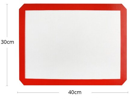 Hittebestendige Bakken Mat Non-stick Oven Vel Liner Tool Bakken Gebak Pad Rolling Deeg Mat Voor Cake Cookie brood Bakvormen 40x30cm