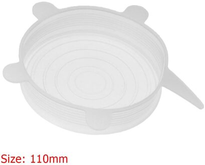 Hittebestendige Herbruikbare Stretch Siliconen Deksels Universele Wrap Bowl Pot Pan Cover Kookgerei Deksels Keuken Koelkast Accessoires 11cm
