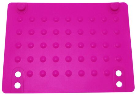 Hittebestendige Mat Voor Stijltang Opslag Anti Slip Siliconen Reizen Krultang Golf Punt Lichtgewicht Thuis Duurzaam Roze
