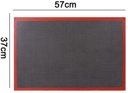 Hittebestendige Oven Sheet Liner Bakken Mat Voor Cookie/Brood/ /Biscuit/Puff/Eclair Geperforeerde Silicone gebak Anti-aanbak Mat Tool 57x37cm