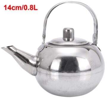 Hittebestendige Rvs Theepot Met Zeef Filter Zetgroep Tea Pot 14cm