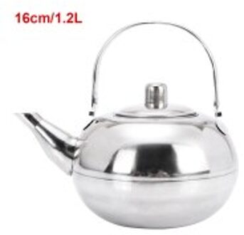 Hittebestendige Rvs Theepot Met Zeef Filter Zetgroep Tea Pot 16cm