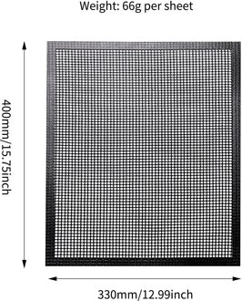 Hittebestendige Siliconen Bakken Pan Mat Holle Raster Grillen Mat Bbq Gaas Hittebestendig Bakplaat Barbecue Netto #35 1stk