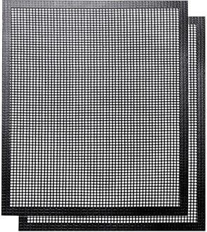 Hittebestendige Siliconen Bakken Pan Mat Holle Raster Grillen Mat Bbq Gaas Hittebestendig Bakplaat Barbecue Netto #35 2stk