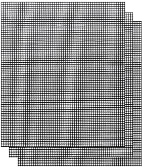 Hittebestendige Siliconen Bakken Pan Mat Holle Raster Grillen Mat Bbq Gaas Hittebestendig Bakplaat Barbecue Netto #40 3stk