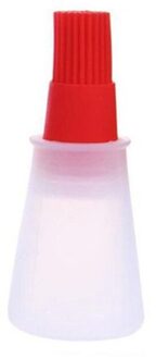 Hittebestendige Siliconen Fles Borstel Barbecue Borstel Olie Borstel Huishoudelijke Bakken Olie Borstel Pannenkoek Borstel Olie Tool Rood