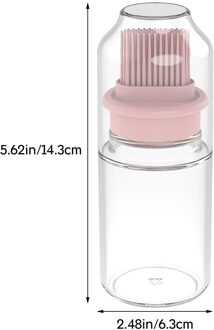 Hittebestendige Siliconen Fles Borstel Barbecue Borstel Olie Borstel Huishoudelijke Bakken Olie Borstel Pannenkoek Borstel Olie Tool Roze