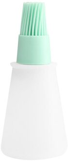 Hittebestendige Siliconen Fles Borstel Barbecue Borstel Olie Borstel Huishoudelijke Bakken Olie Borstel Pannenkoek Borstel Olie Tool wit groen