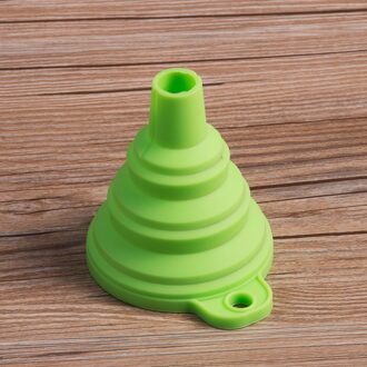 Hittebestendige Siliconen Trechter Voor Koken Praktische Gel Opvouwbaar Opvouwbare Trechter Keuken Tool