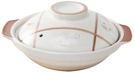 Hittebestendige Wit Braadpan Kookpot Bibimbap Keramische Casserolesclay Pot Koken Kookgerei Ollas De Cocina Thuis Artikelen DH50S 1000ML