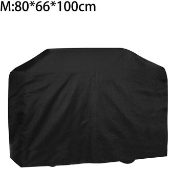 Hittebestendigheid Bbq Grill Cover Regen Gas Zwart Oxford Doek M