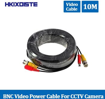 Hkixdiste Bnc Video Voeding Cctv Kabel 10 M Voor Analoge Ahd Cvi Cctv Bewakingscamera Dvr Kit Accessoires