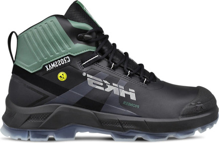 HKS Werkschoen Pioneer S3S Hoog + KN | Zwart/Groen | Maat 44 - 4040005163443