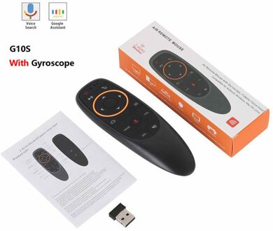 Hkxa G10 Smart Voice Afstandsbediening 2.4G Rf Gyroscoop Wireless Air Mouse G10S Pro Voor X96 Mini H96 Max a95X F3 Android Tv Box