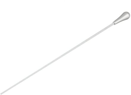 HLBY 38x2 cm Zilveren Metalen Handvat Hars Wand Dirigent Baton zilver