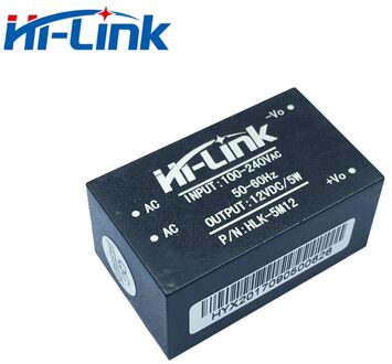 HLK-5M12 220 v to12V 5 w mini voeding module intelligente huishoudelijke switching AC DC transformator