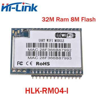 HLK-RM04-I Module Wifi Uart Naar Ethernet Met Breadboard