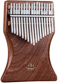 Hluru Kalimba 17 Keys Thumb Piano Full Solid Wood Plate Board Professional Mbira Rosewood Musical Instrument for Beginner