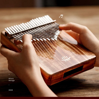 Hluru Kalimba 21 Keys Thumb Piano wooden Gecko Professional Kalimba bottom hole mbira Acacia Musical Instrument for beginner