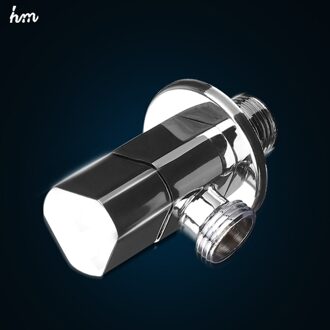 Hm Badkamer Hardware Hoekstopkraan Messing Vullen Ventiel Accessoires Driehoek Keramische Plaat Core Wc Water Hoekstopkraan