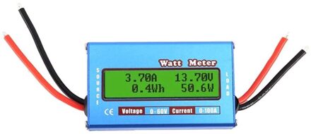Hm Power Meter Digitale Monitor Lcd Power Meter 60V / 100A Dc Ampèremeter Solar Power Analyzer Model Power Meter