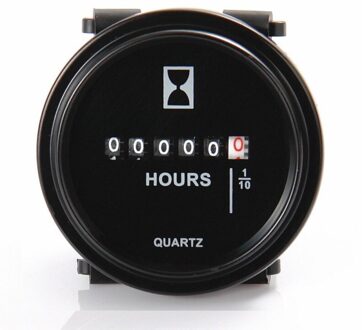 HM009 Digitale Urenteller Teller Quartz Timer Urenteller Marine Boot Motor 2 "Ronde Waterdichte Gauge Auto Vrachtwagens Mechanische
