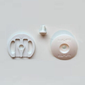 Hmr Skihelm Vizier - Schroefset zwart of wit - Past op HMR Skihelmen