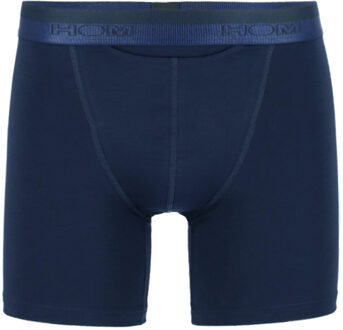 HO1 premium cotton modal long boxer donkerblauw
