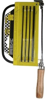 Hobby beugel ijzerzaag 165 mm met 5 bladen