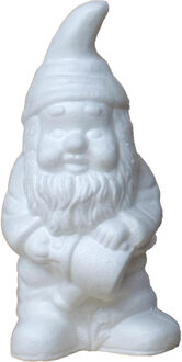 Hobby/DIY tuinkabouter - piepschuim - 28 cm - knutsel/hobby materiaal