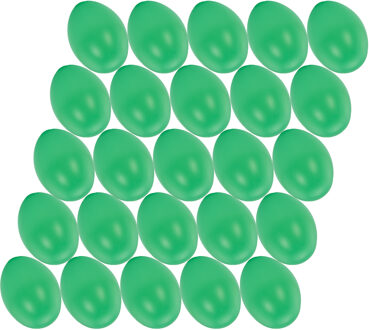 Hobby knutsel eieren - 50x - 4,5 cm - mintgroen - kunststof - decoratie paaseieren