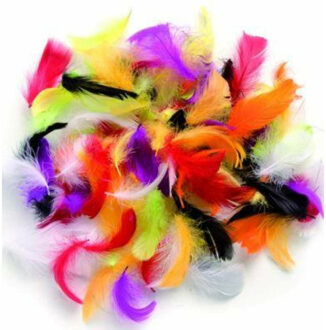 Hobby/knutsel sierveren - kleuren mix - 100x gram - decoratie materiaal