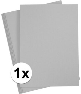 Hobby papier grijs karton A4