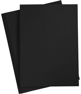 Hobby papier zwart karton A4